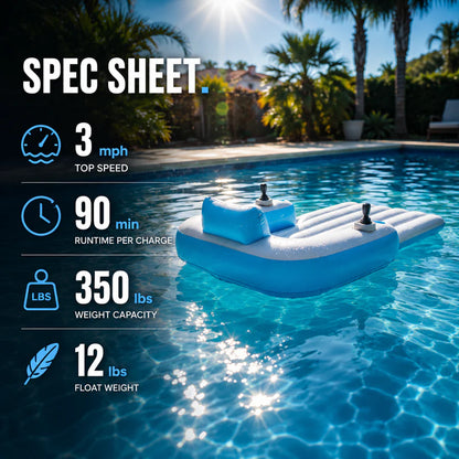 AquaFloaty™ Motorized Pool Lounger Pro