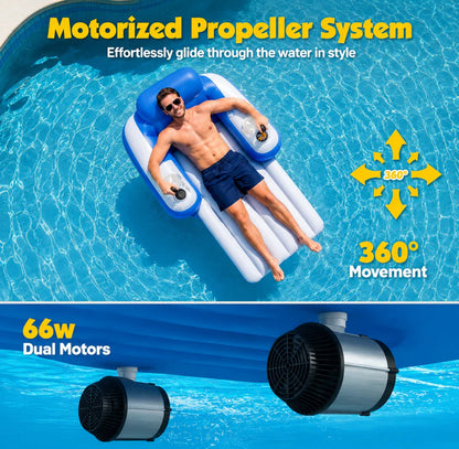 AquaFloaty™ Motorized Pool Lounger Pro